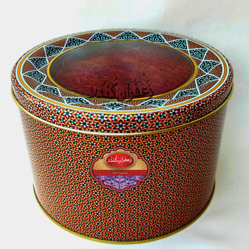 زعفران سوپر نگین اتویی در ظرف خاتم