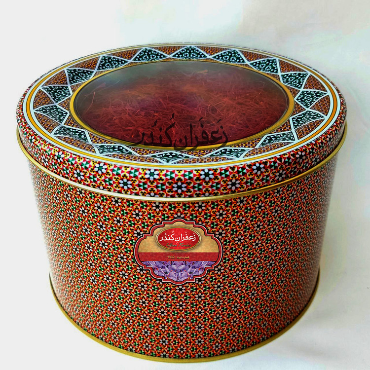 زعفران سوپر نگین اتویی در ظرف خاتم